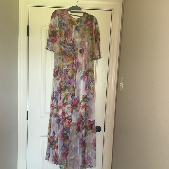 Johnny Was Vibrant Floral Maxi Dress - Picture 1 of 12